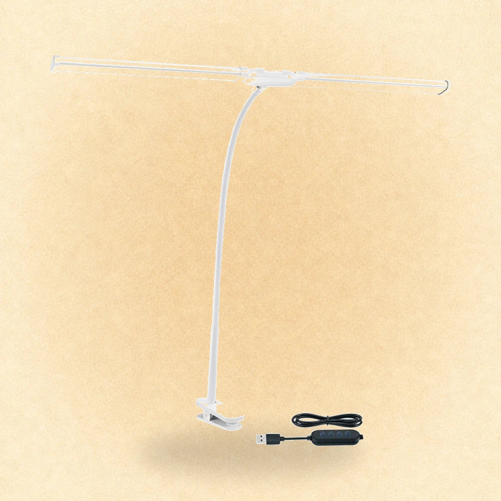 Lampe de lecture double tête White
