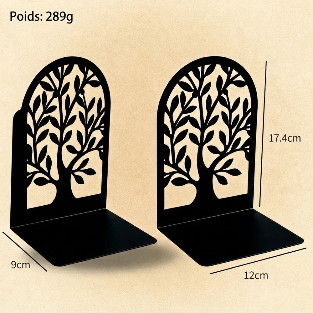 Serre-livres arbre noir 1