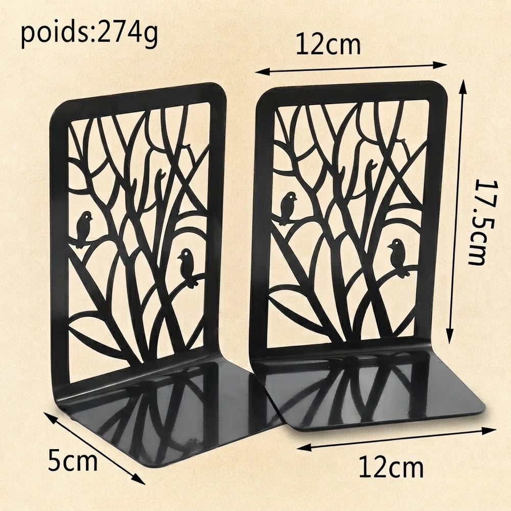 Serre-livres arbre noir 2