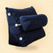 Coussin de lecture triangulaire Bleu nuit