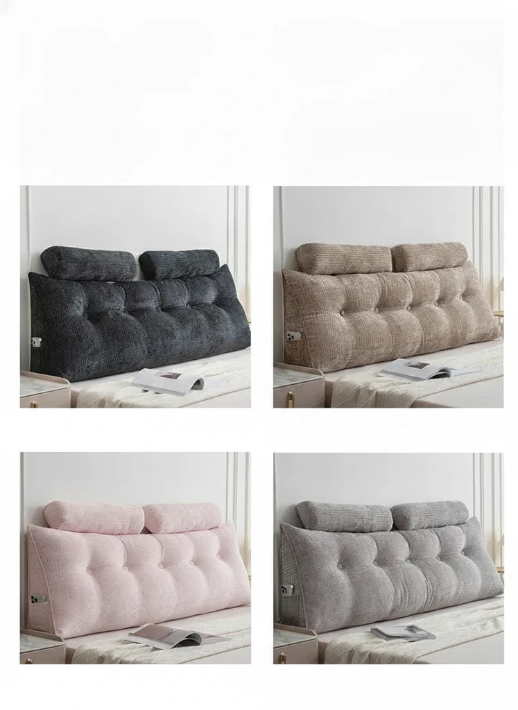Coussin de lecture tête de lit double