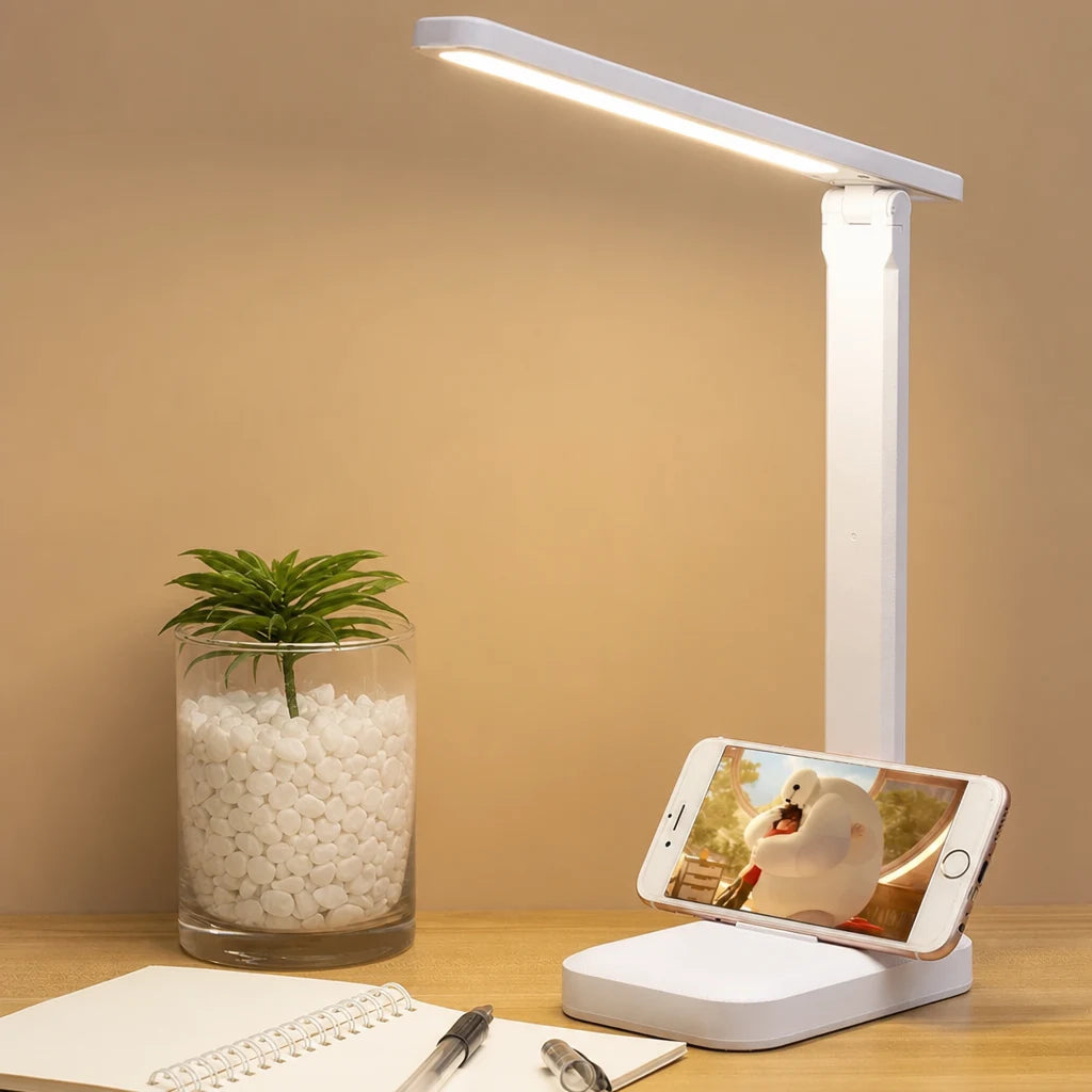 Lampe de bureau pliable rechargeable