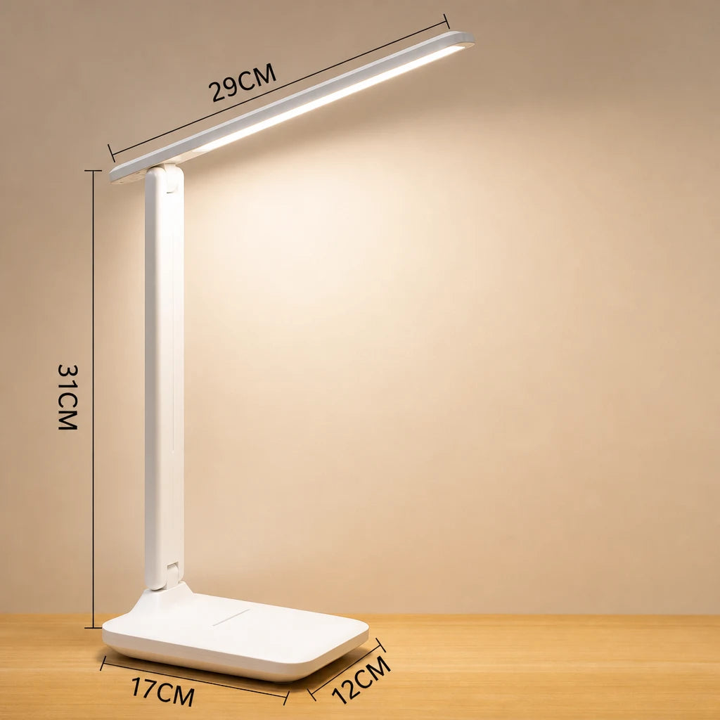 Lampe de bureau pliable rechargeable