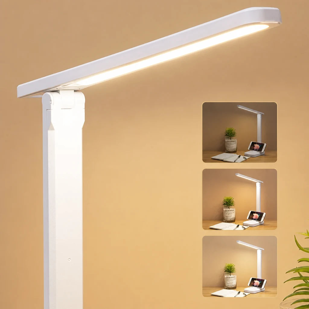 Lampe de bureau pliable rechargeable
