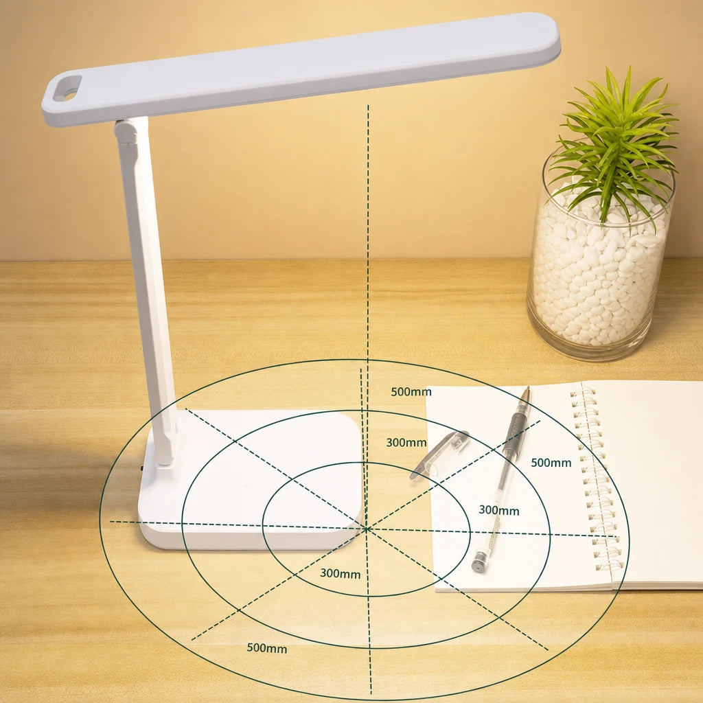 Lampe de bureau pliable rechargeable