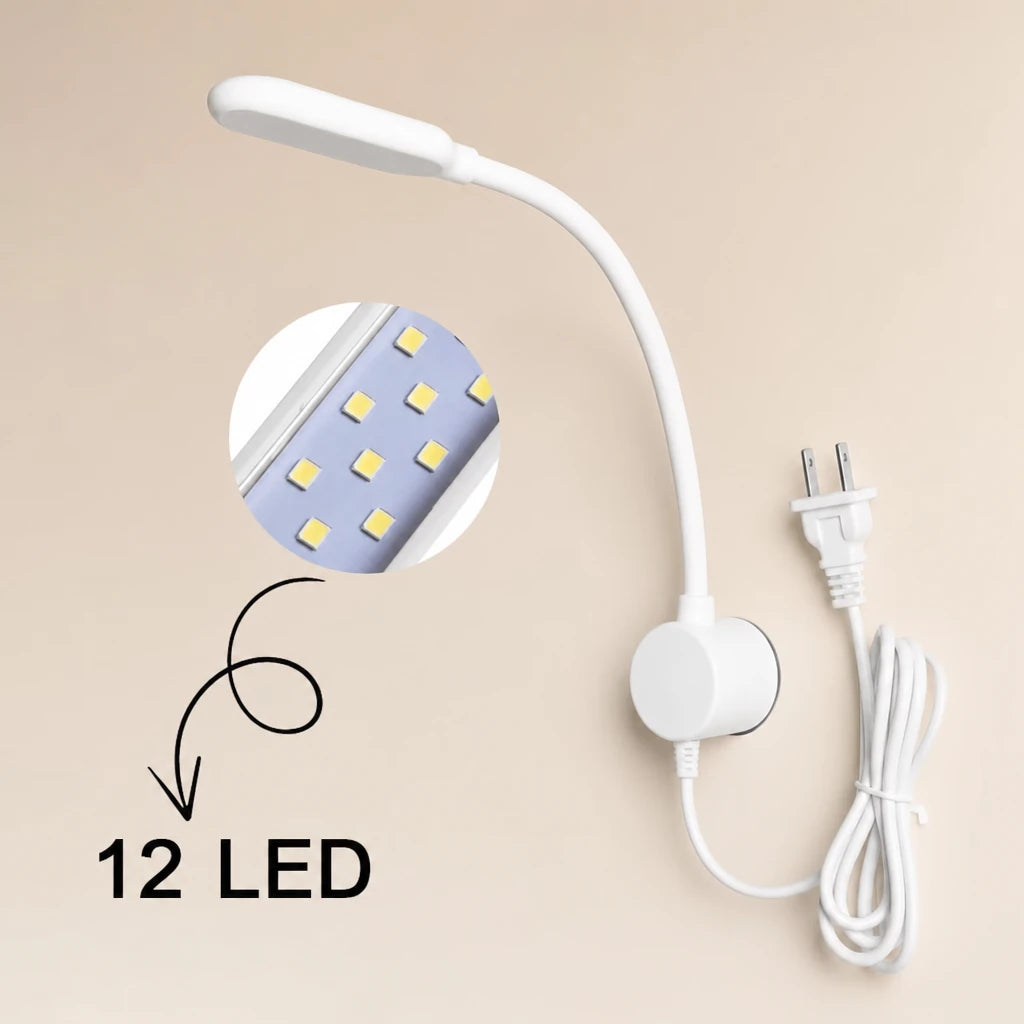 Lampe de lecture magnétique 12 LED