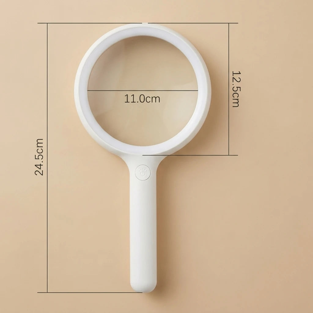Loupe de lecture LED large