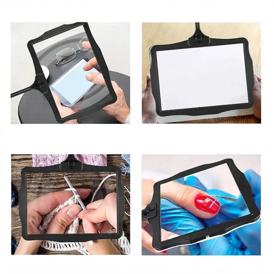 Loupe sur pied à bras articulé