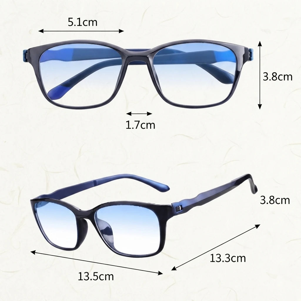Lunettes de lecture et ordinateur