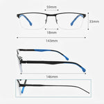 Lunettes de lecture métal anti-lumière bleue - Vignette | Le coin du lecteur