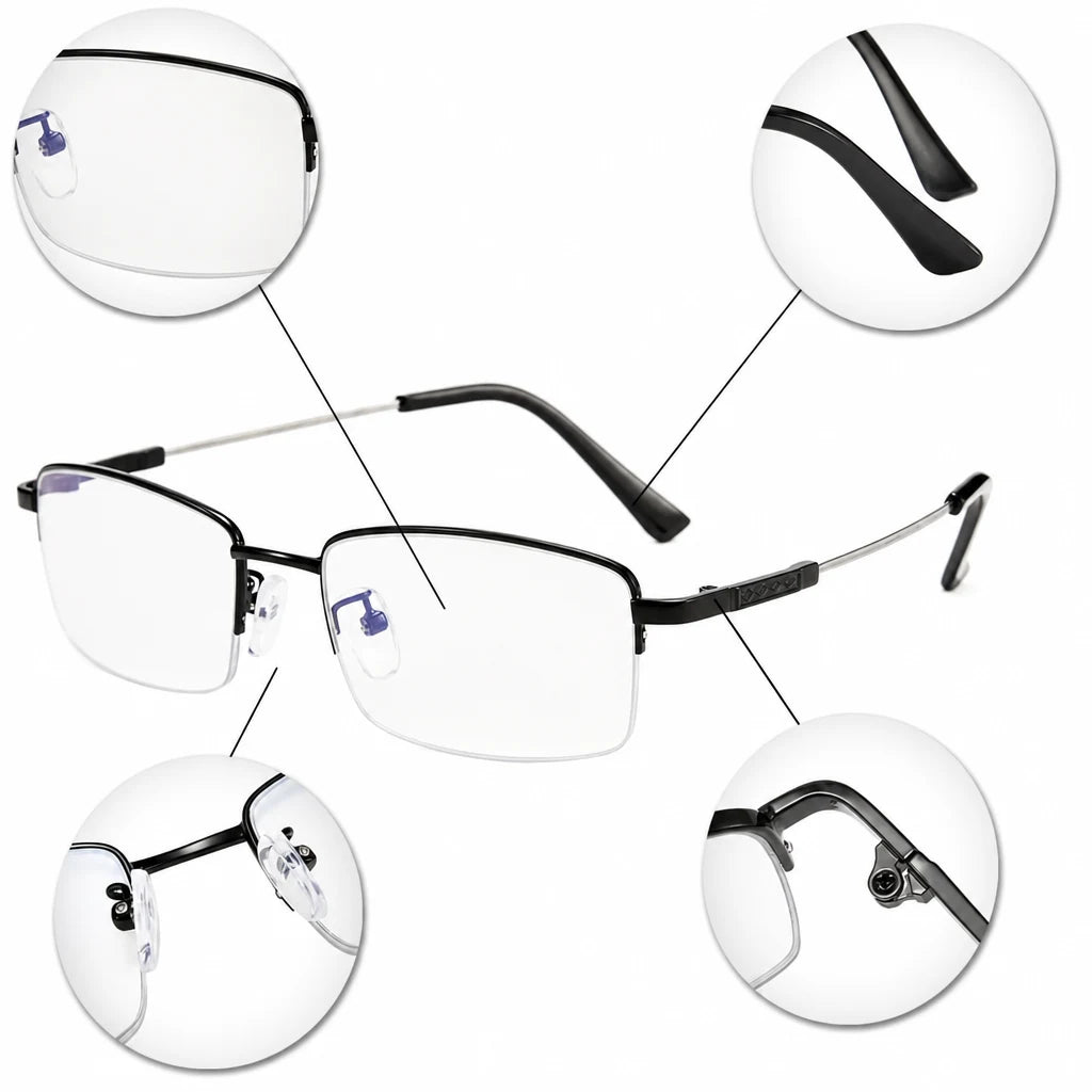 Lunettes de lecture multifocal anti lumière bleue