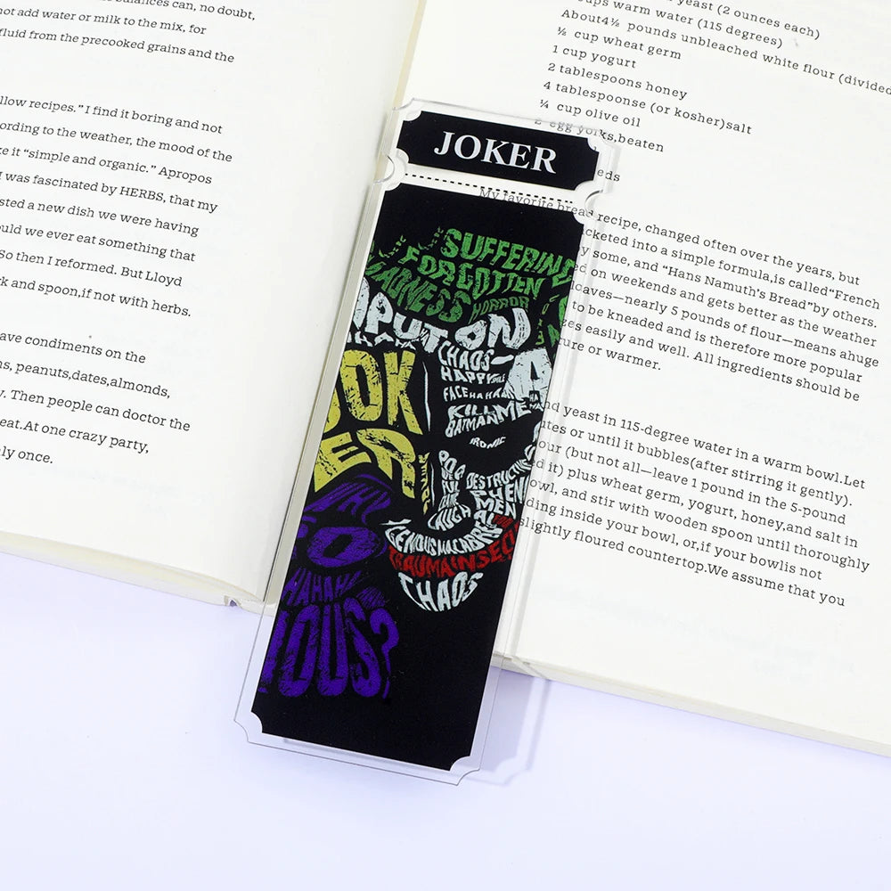 Marque-page BD en acrylique Joker 3