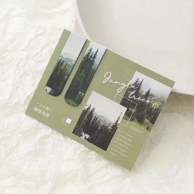 Marque-page aimanté nature Forêt