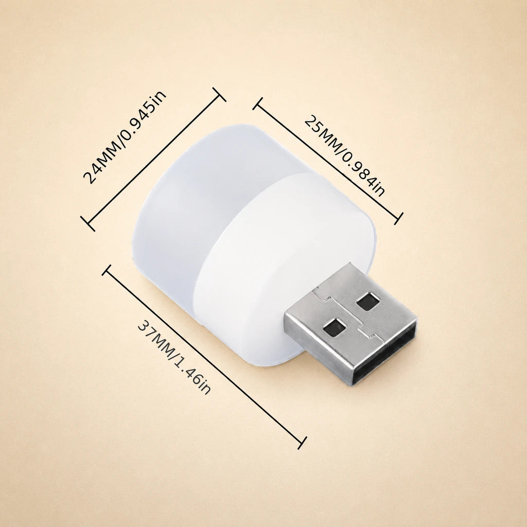 Mini lampe de lecture USB Dimensions