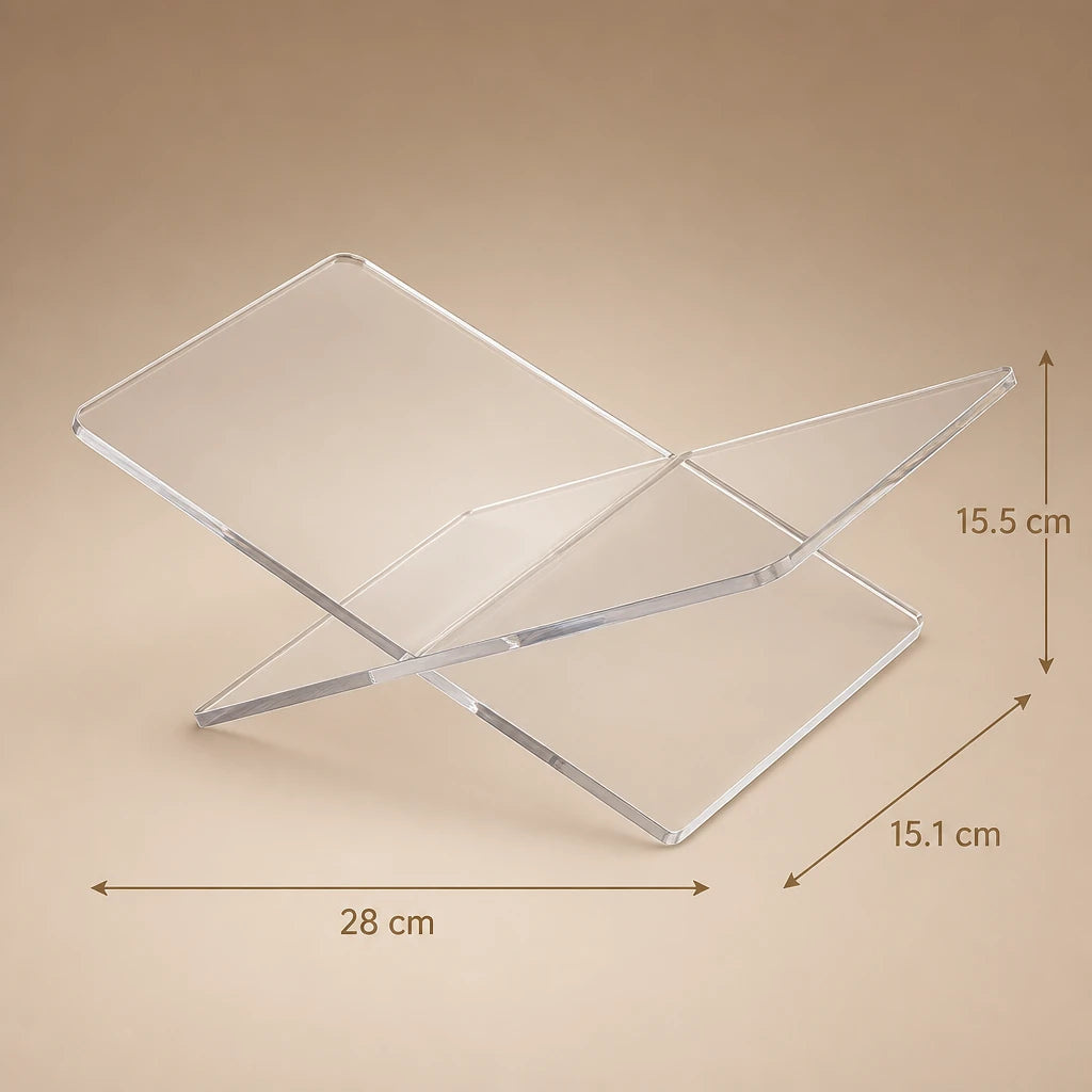 Pupitre de lecture Transparent Taille L