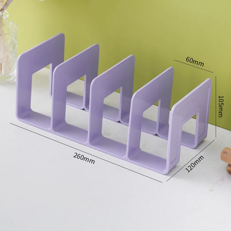 Range-livres de bureau Violet