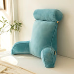 Coussin de lecture avec accoudoirs et rangement - Vignette | Le coin du lecteur