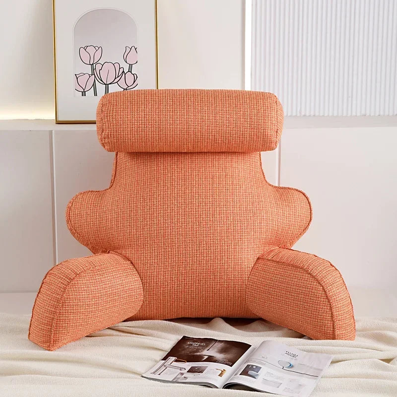 Coussin de lecture haut Orange