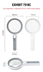 Loupe de lecture éclairante rechargeable USB - Vignette | Le coin du lecteur