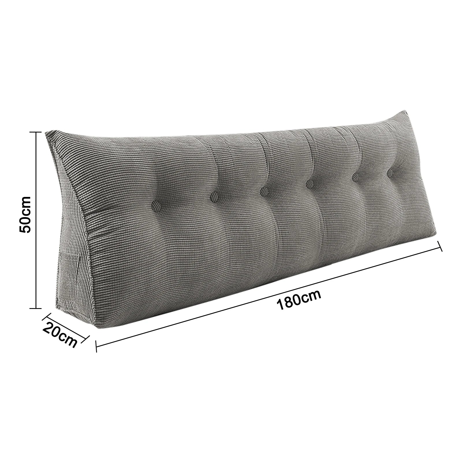 Coussin de lecture long pour lit 180cm