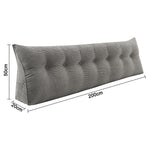 Coussin de lecture long pour lit - Vignette | Le coin du lecteur