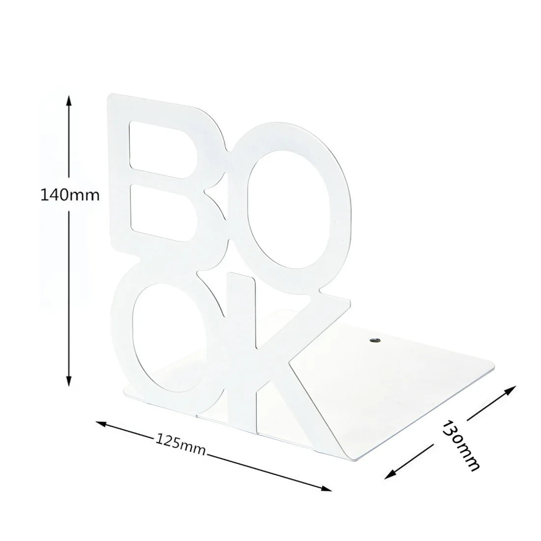 Schéma du modèle blanc avec dimensions de 125 x 130 x 140 mm