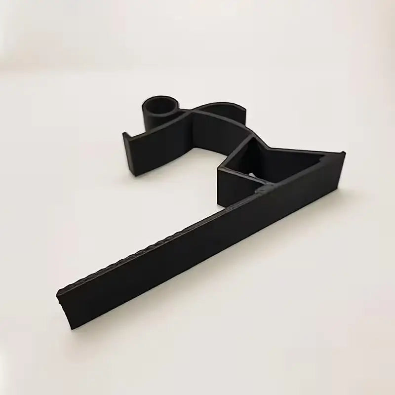Vue arrière de la base plate et de la silhouette noire