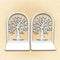 Serre-livres arbre de vie blanc B173