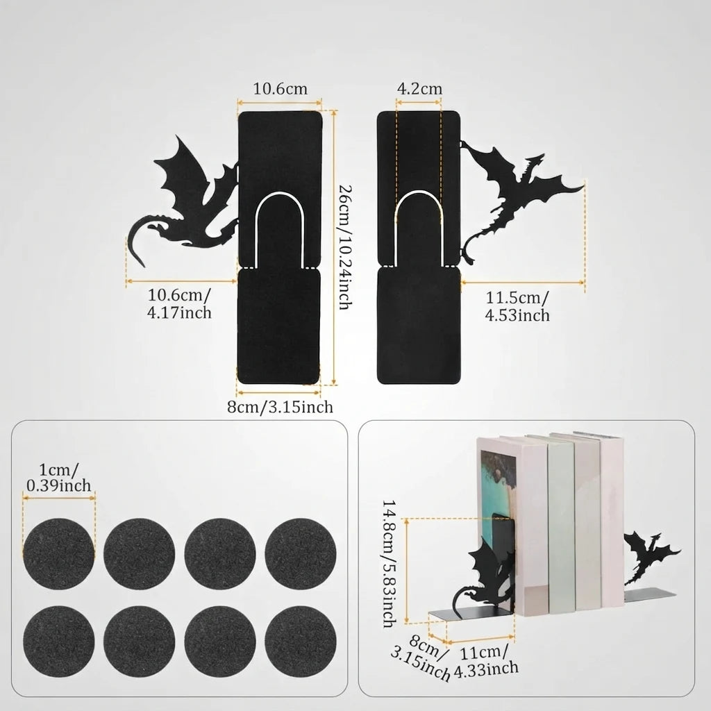 Serre-livres dragon