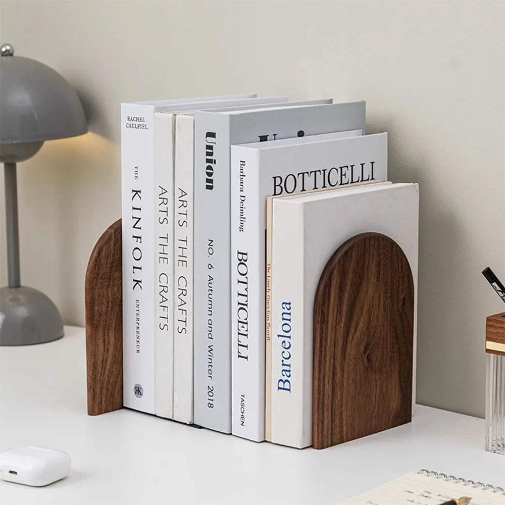 Serre-livres en bois