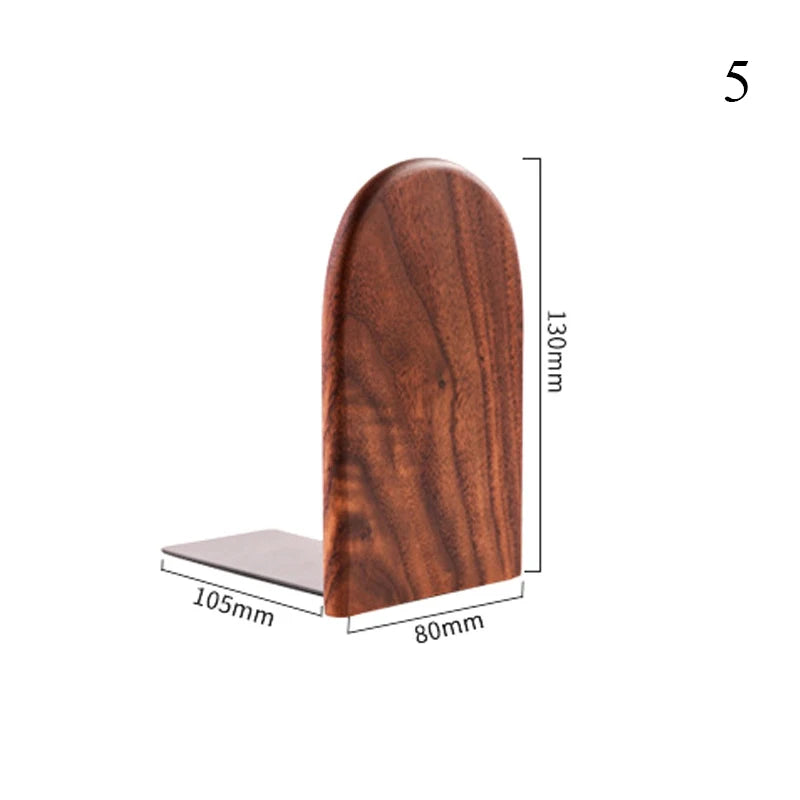 Serre-livres en bois 5