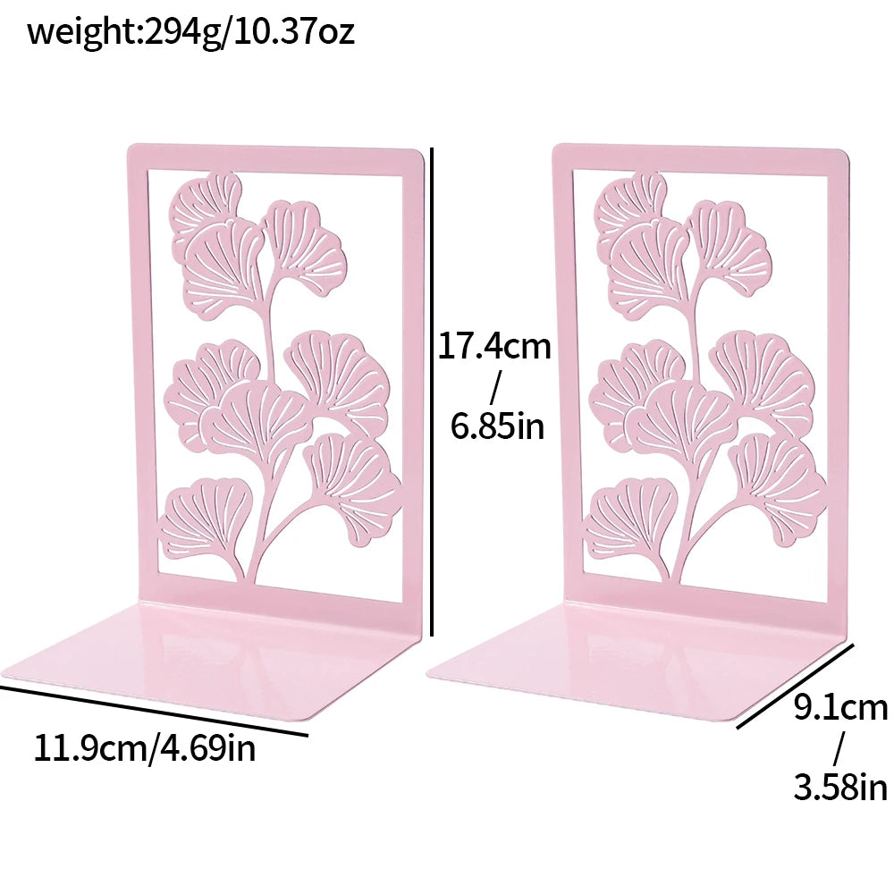 Serre-livres fleurs roses B323