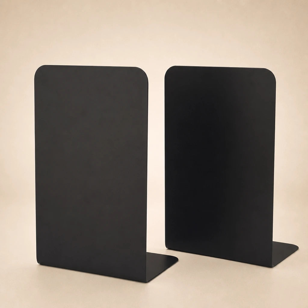 Serre-livres métal Noir