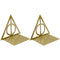 Serre-livres triangle magique Or