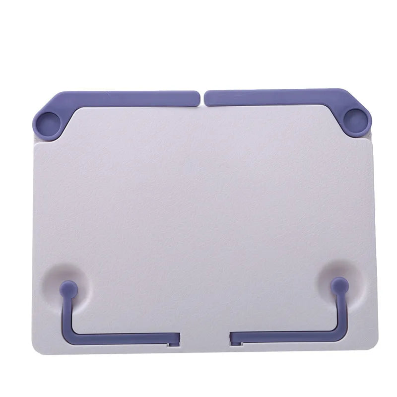 Support de livre de cuisine pliable Blanc