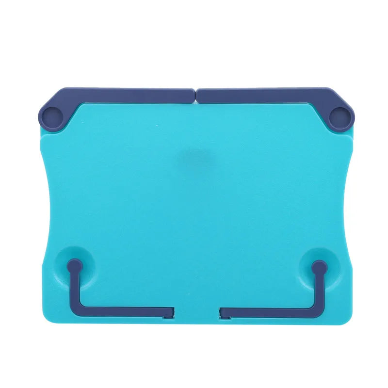 Support de livre de cuisine pliable Bleu