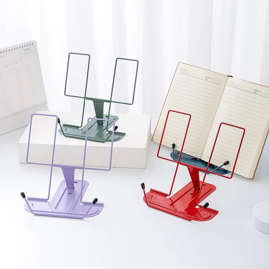 Support de livre pliable en métal