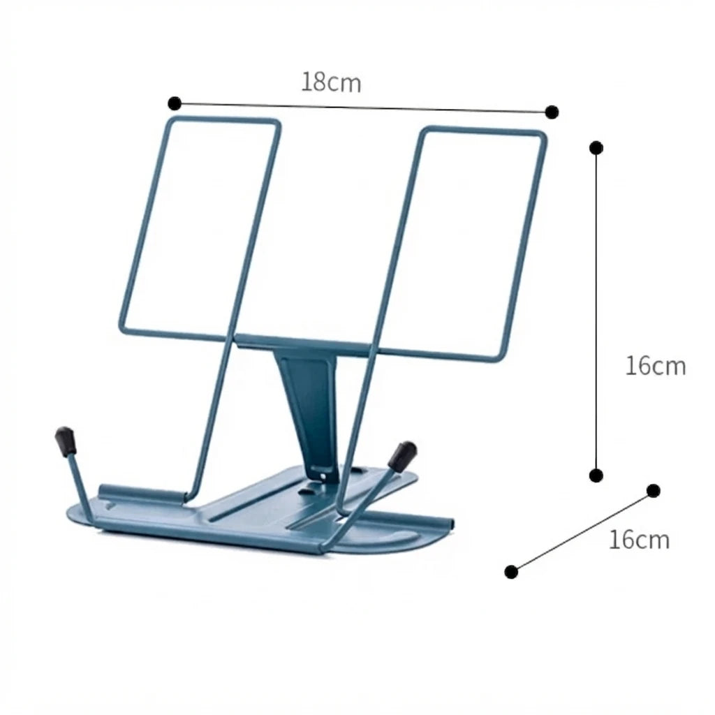 Support de livre pliable en métal