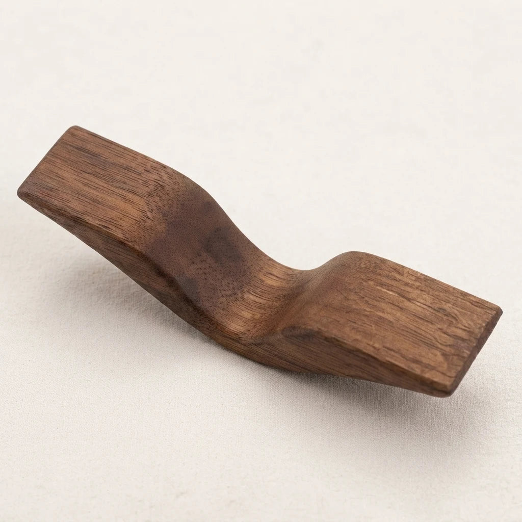Support de livre de pouce en bois