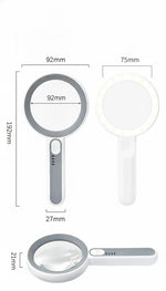 Loupe de lecture éclairante rechargeable USB - Vignette | Le coin du lecteur