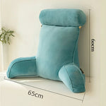 Coussin de lecture avec accoudoirs et rangement - Vignette | Le coin du lecteur