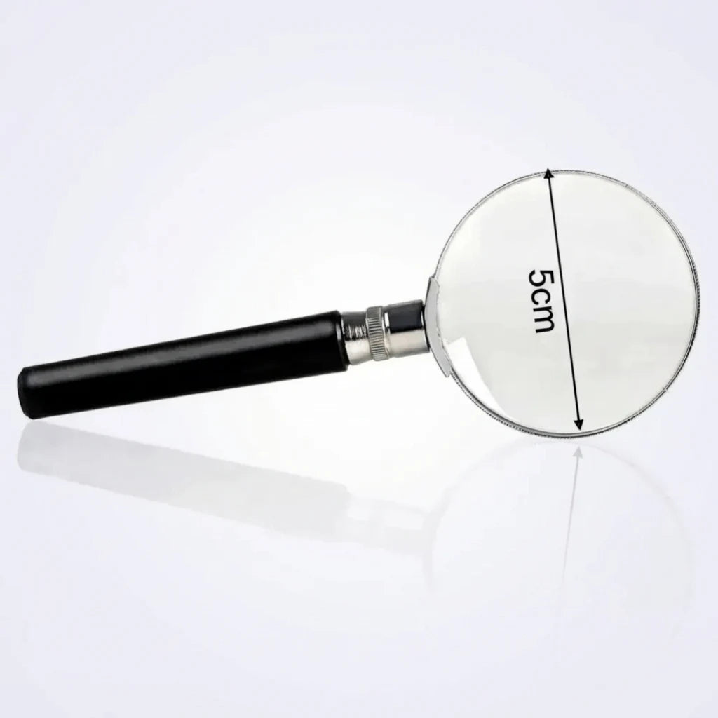 Loupe à main 10x traditionnelle