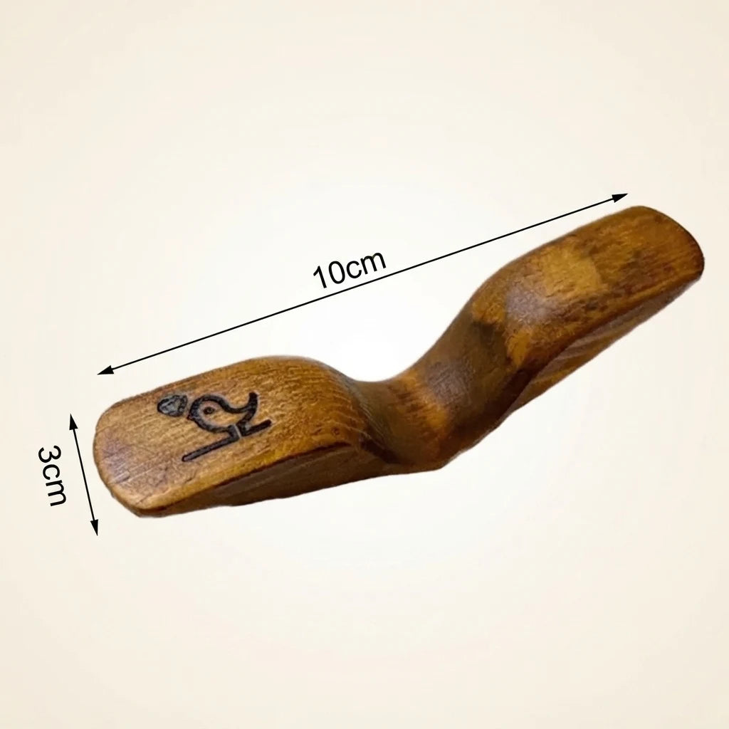 Support de livre de pouce en bois