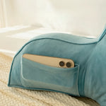 Coussin de lecture avec accoudoirs et rangement - Vignette | Le coin du lecteur