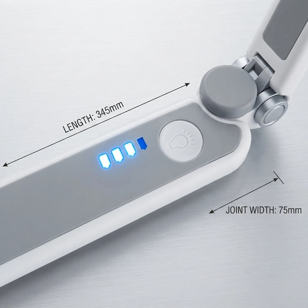 Loupe de lecture pliable LED rechargeable
