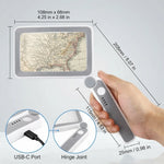 Rechargeable LED Folding Magnifying Glass - Vignette | Le coin du lecteur